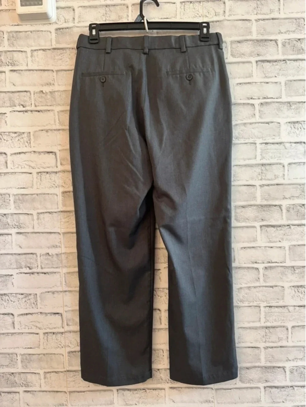Men’s Haggar gray dress pants size 34 x 30